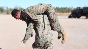 Motor transport Marines conduct field convoy training