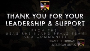 USAG RP Change of Command Livestream promotion