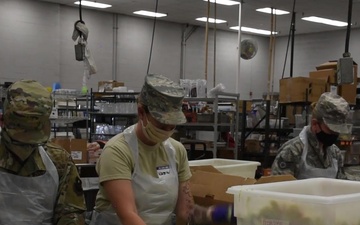 AZ National Guard help prepare meals for local homeless