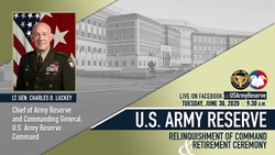 LTG Luckey Relinquishes command of U.S. Army Reserve
