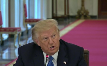 President Trump Participates in a Roundtable with Stakeholders Positively Impacted by Law Enforcement