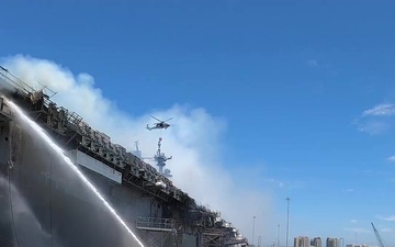 USS Bonhomme Richard (LHD 6) Fire