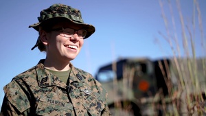 Navy Corpsman discusses support to Marines