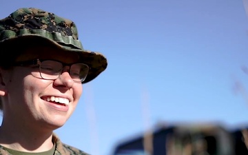 Navy Corpsman discusses support to Marines