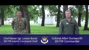 301 FW COVID Navigation Update