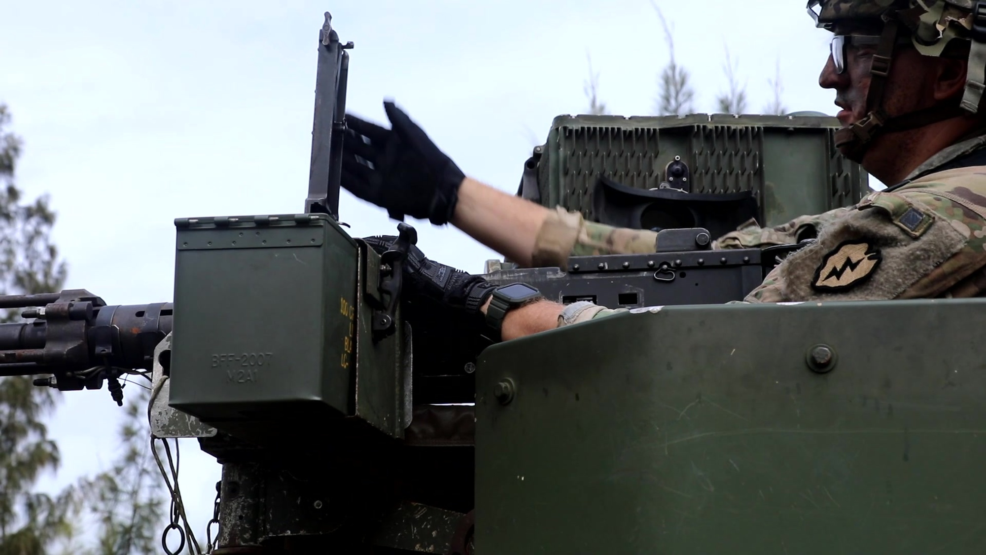 Soldiers from 2nd Battalion, 14th Cavalry Regiment, 2nd Infantry Brigade Combat Team, 25th Infantry Division, participates in Lightning forge 20 training exercise at Kahuku Training Area July 11, 2020. <br /><br />Lightning Forge is an annual brigade-level-exercise evaluation that takes place across the Island of Oahu. Lightning Forge prepare soldiers for rotations at the Joint Readiness Training Center in Fort Polk, Louisiana with the focus of increasing overall combat readiness and lethality (U.S Army video by SGT. Tyvel Clement)