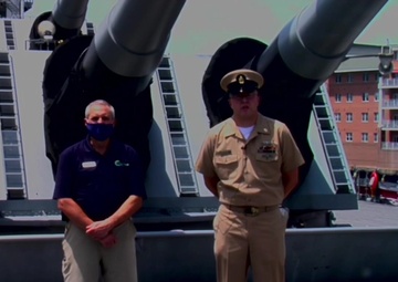 Battleship Wisconsin Shout-out for Navy Week Madison 2020