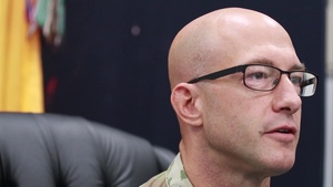 Col. Matthew W. Dalton shares remarks for 10th MDB Change of Command Ceremony