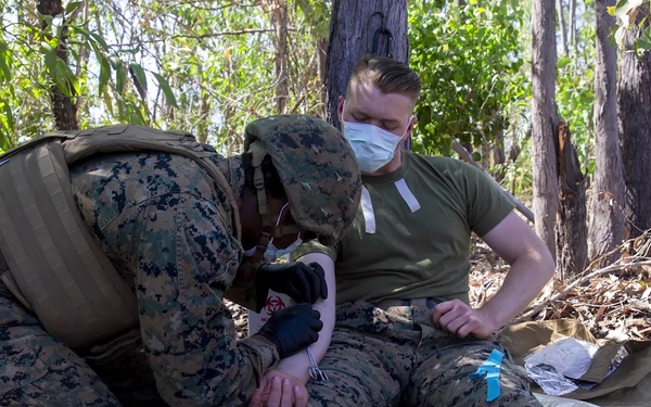 Creating "Valkyries" | Corpsmen of MRF - D's GCE kick blood transfusion prac app