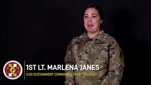 Working in a COVID-19 environment with 1st Lt. Marlena Janes
