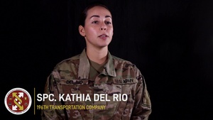 Why I Serve with Spc. Kathia Del Rio