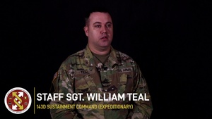 Why I Serve with Staff Sgt. William Teal