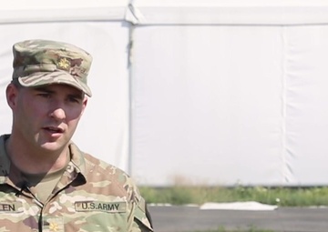 US Soldiers Take COVID-19 Preventative Measures Ahead of Exercise in Poland