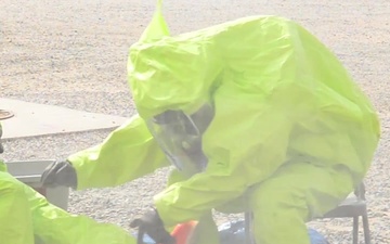 386th ECES Emergency Management conducts decon exercise