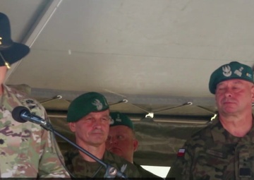 2nd Squadron, 2nd Cavalry Regiment assumes authority of NATO's enhanced Forward Presence Battle Group Poland