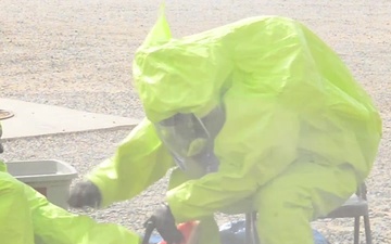 386th ECES Emergency Management conducts decon exercise (No Nameplates)