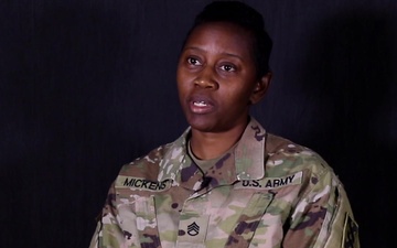 Working in a COVID-19 environment with Staff Sgt. Kenya Mickens