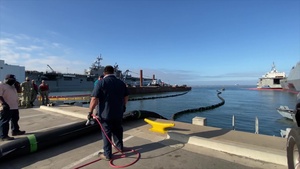 Coast Guard National Strike Force responds to Navy shipboard fire