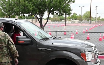 AZ National Guard assists at Maryvale HS COVID-19 testing site