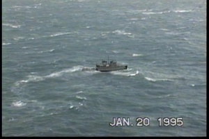 Tug Salerno and USS Normandy