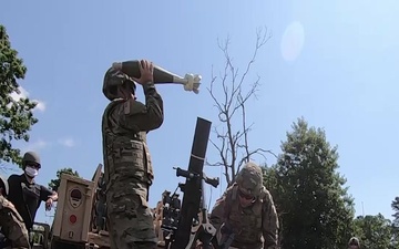 PA Guard Soldiers train on 120mm mortars_B-Roll PKG