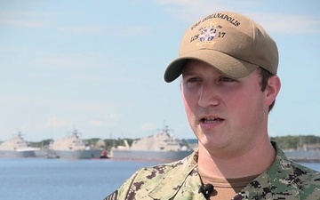 USS INDIANAPOLIS (LCS 17) Crew Members Discuss Service on an LCS, Namesake