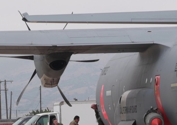 Two California Air National Guard MAFFS-equipped C-130-J aircraft activated to assist with wildfires