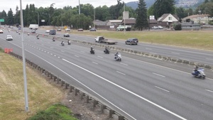 PFC Alexander B. Klass procession
