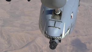 Tankers Conduct Air-to-Air Refueling With A-10s