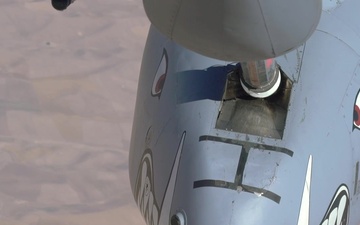 Tankers Conduct Air-to-Air Refueling With A-10s