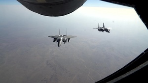 KC-135 Keeps the Eagles Fueled