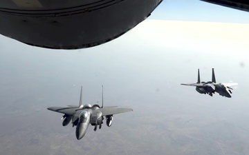 KC-135 Keeps the Eagles Fueled