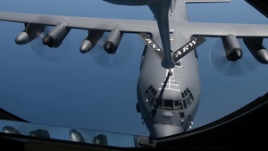 Team Mildenhall aircraft train over Black Sea Stringer