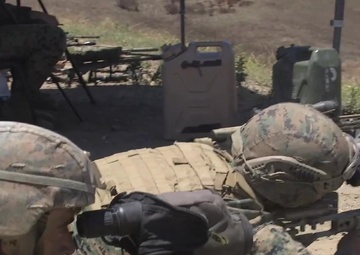 B-roll: Marines engage targets during Scout Sniper Course