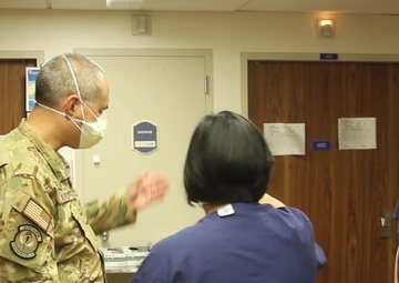 (B-roll) Task force leader tours California hospitals for COVID-19 support