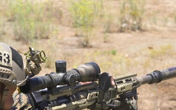 Marines engage targets during Scout Sniper Course