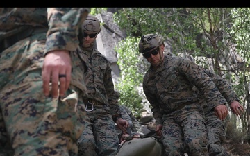 Marines with Echo Co, 4th Recon, Annual Training at MCMWTC: B-Roll