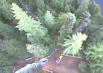 VIDEO: Coast Guard medevacs injured hiker from Olympic National Park