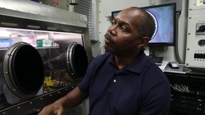 Delaware National Guard soldiers w/ the 31st CST process (PCR) tests for COVID-19 - Part #1