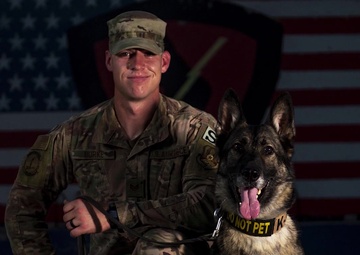 ASAB Bound: K-9 Team wins AFCENT Defender of the Month