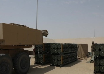 Soldiers Train with High Mobility Artillery Rocket System