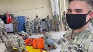Guam National Guard's Medical Detachment receives Emergency Decontamination Patient Packaging training from 94th Civil Support Team