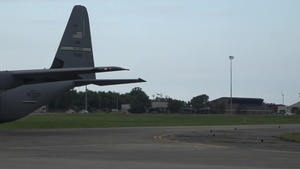 Herk Nation Stampede (B-Roll of C-130J Taxiing and Takeoff)