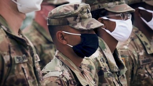 Gen. Joseph Martin reenlists Michigan Army National Guard Soldiers at Northern Strike 20