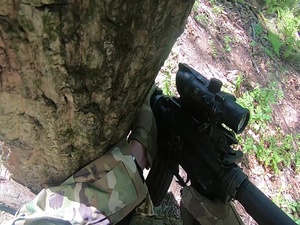 Team Live Fire with Soldiers from 1/109th Infantry Regiment