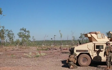 U.S. Marines conduct evacuation, fire and maneuver range