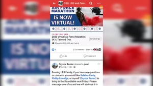 20th LRS Facebook page feature
