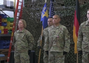 Change of command ceremony B-Roll