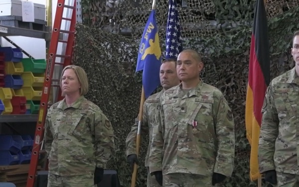 Change of command ceremony B-Roll