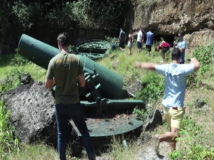 Retaking of Corregidor Island 75th Anniversary ceremony b-roll package
